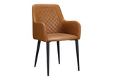 ER-2040-40 Cantata Dining Chair Tawny Vegan Leather - Set Of Two