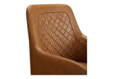 ER-2040-40 Cantata Dining Chair Tawny Vegan Leather - Set Of Two