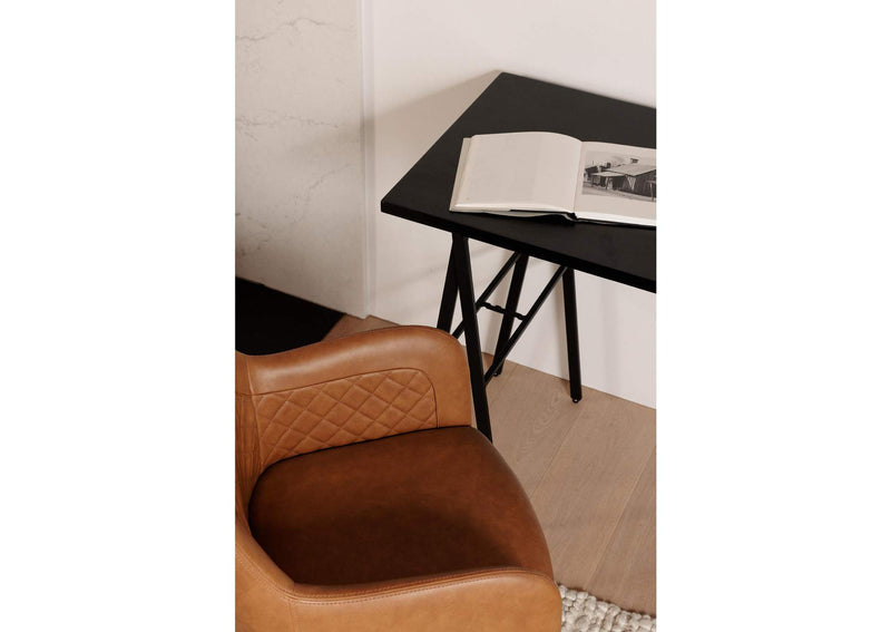ER-2040-40 Cantata Dining Chair Tawny Vegan Leather - Set Of Two