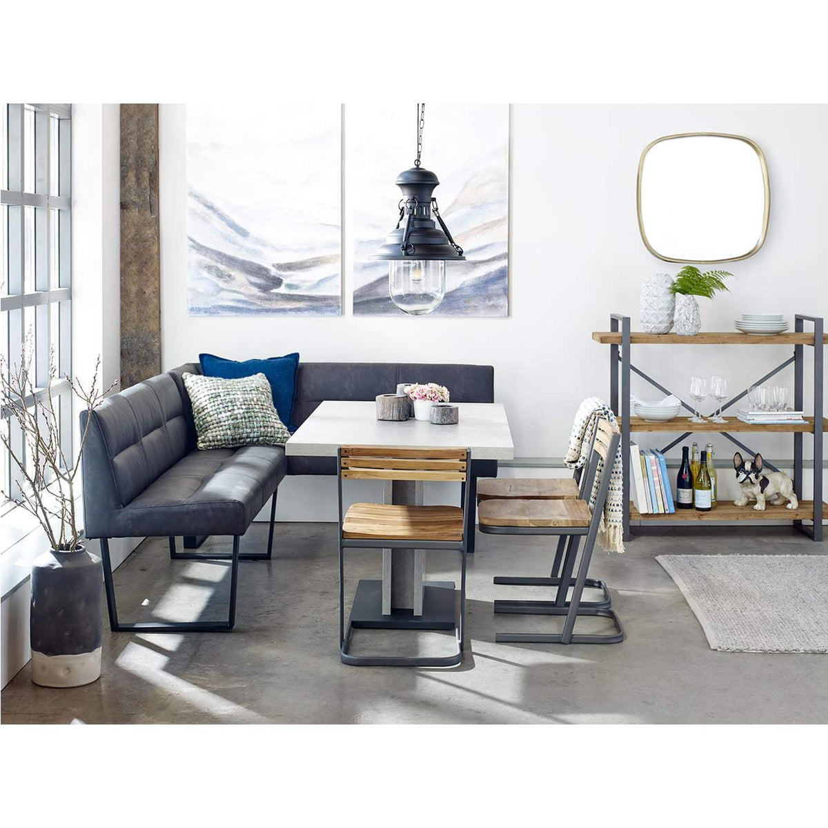ER-2064-29-0 Hanlon Dining Table Light Grey