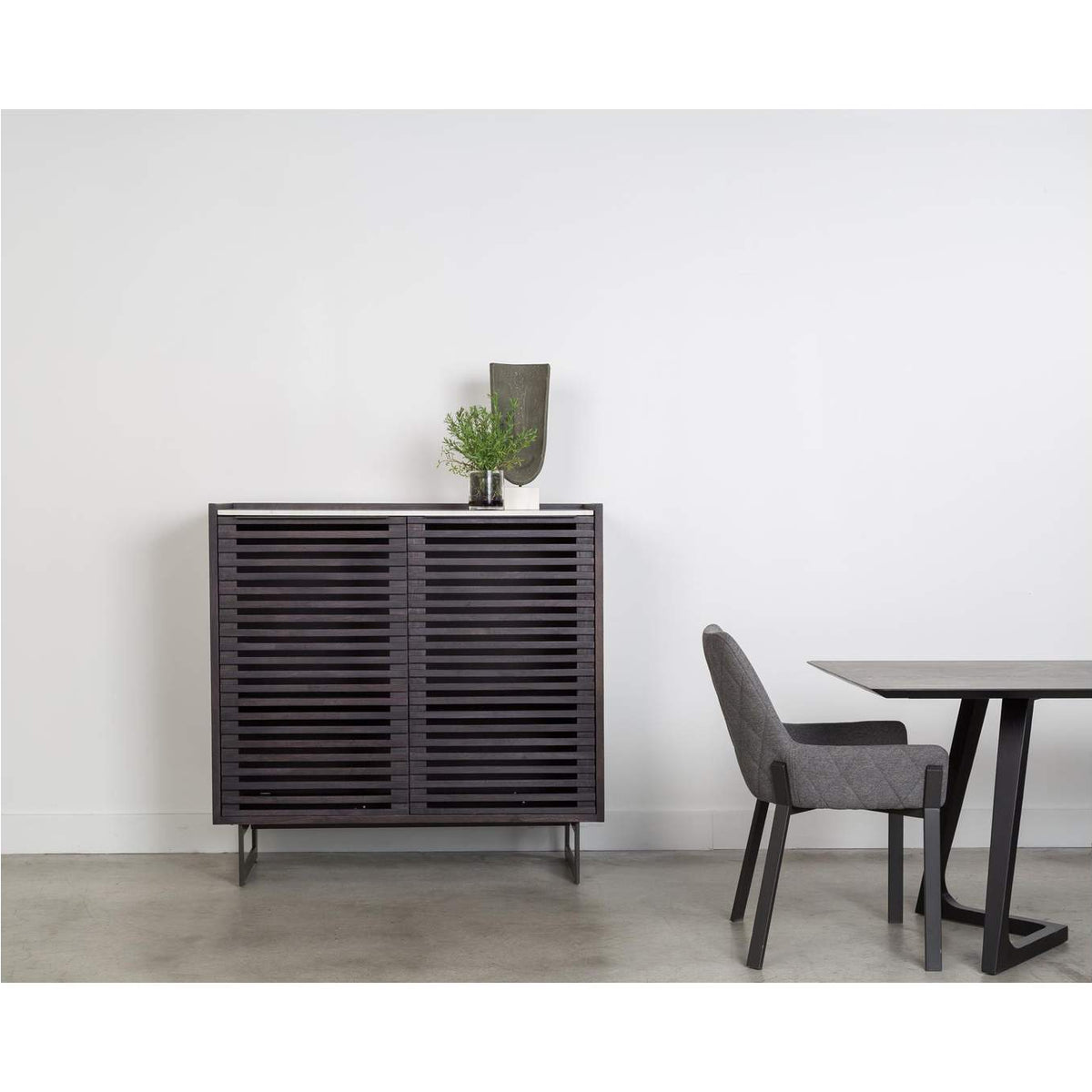ER-2082-25 Lloyd Dining Chair Dark Grey - Set Of Two