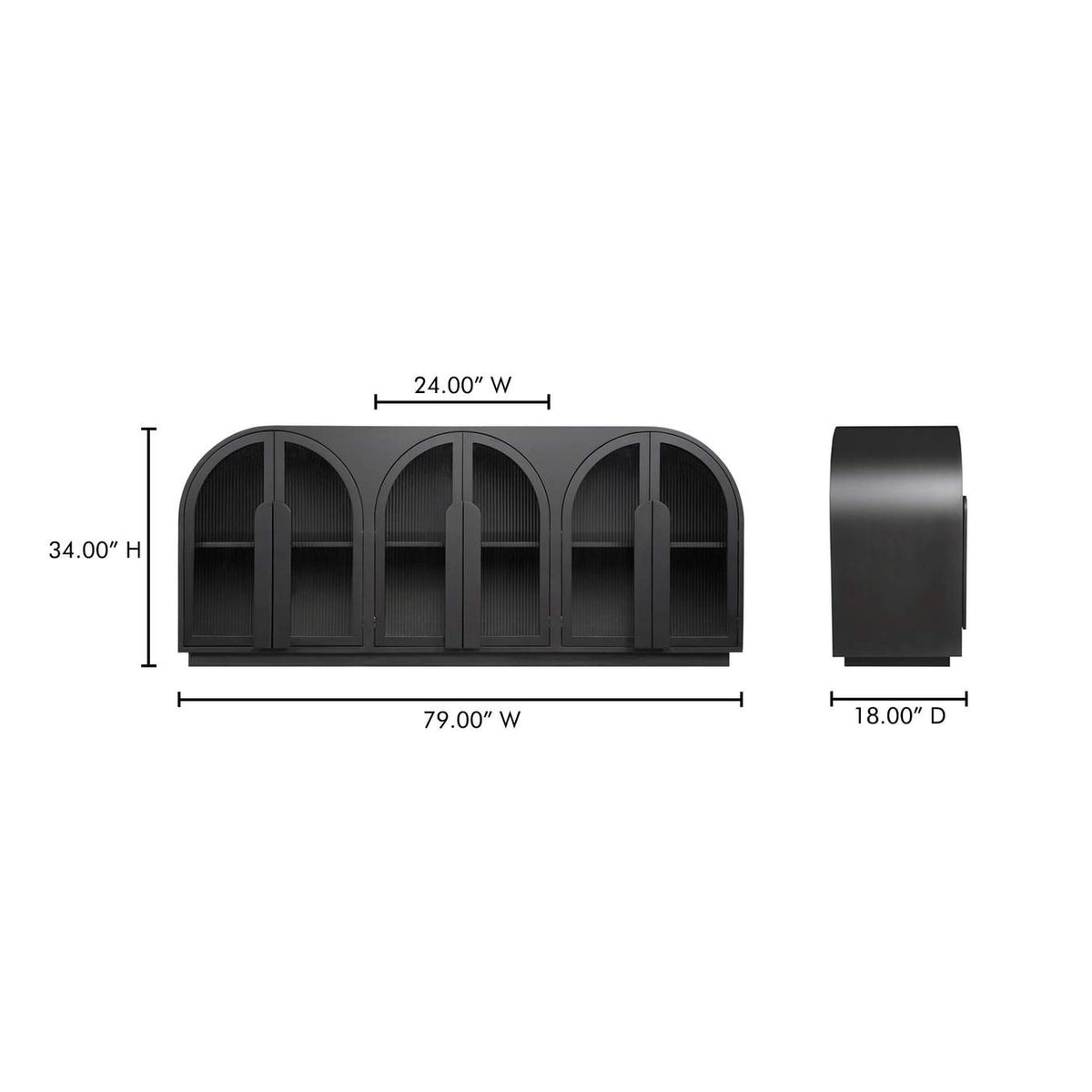 EW-1008-02 Salone Sideboard Black