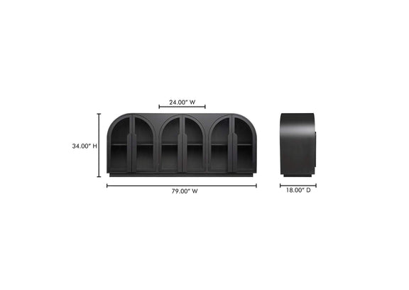 EW-1008-02 Salone Sideboard Black
