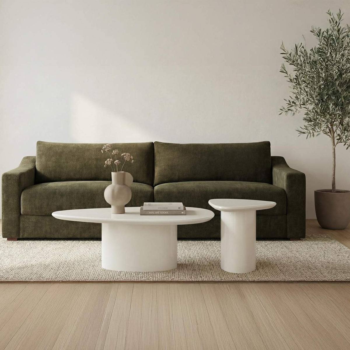 EW-1017-05-0 Eden Coffee Table Ivory Lacquer