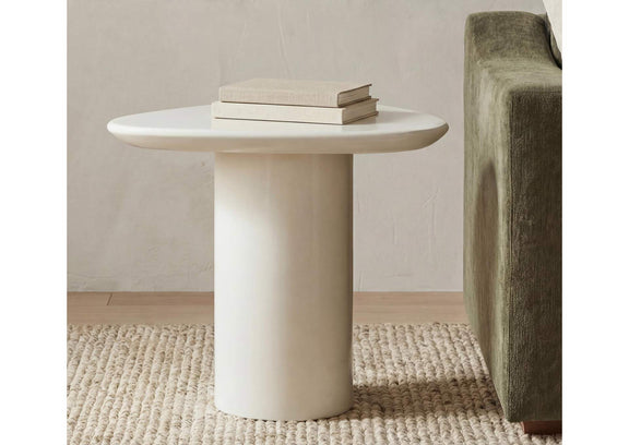 EW-1018-05-0 Eden Accent Table Ivory Lacquer