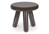 EW-1020-20 Joy Accent Table Dark Brown Lacquer