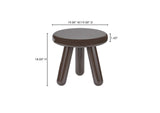 EW-1020-20 Joy Accent Table Dark Brown Lacquer