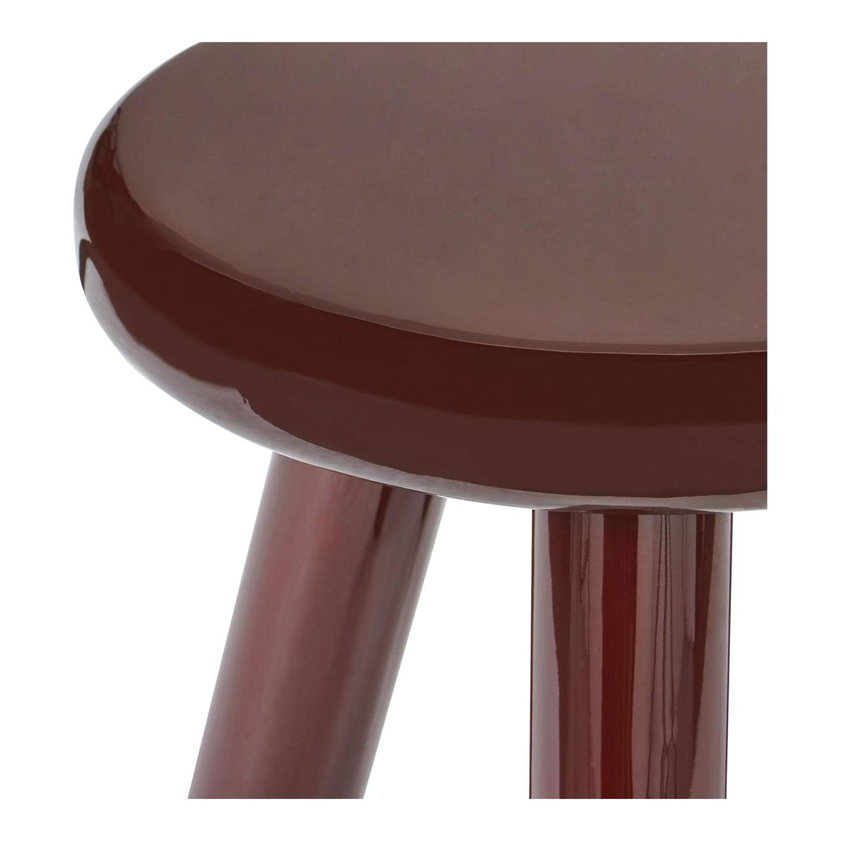 EW-1020-22 Joy Accent Table Deep Red Lacquer