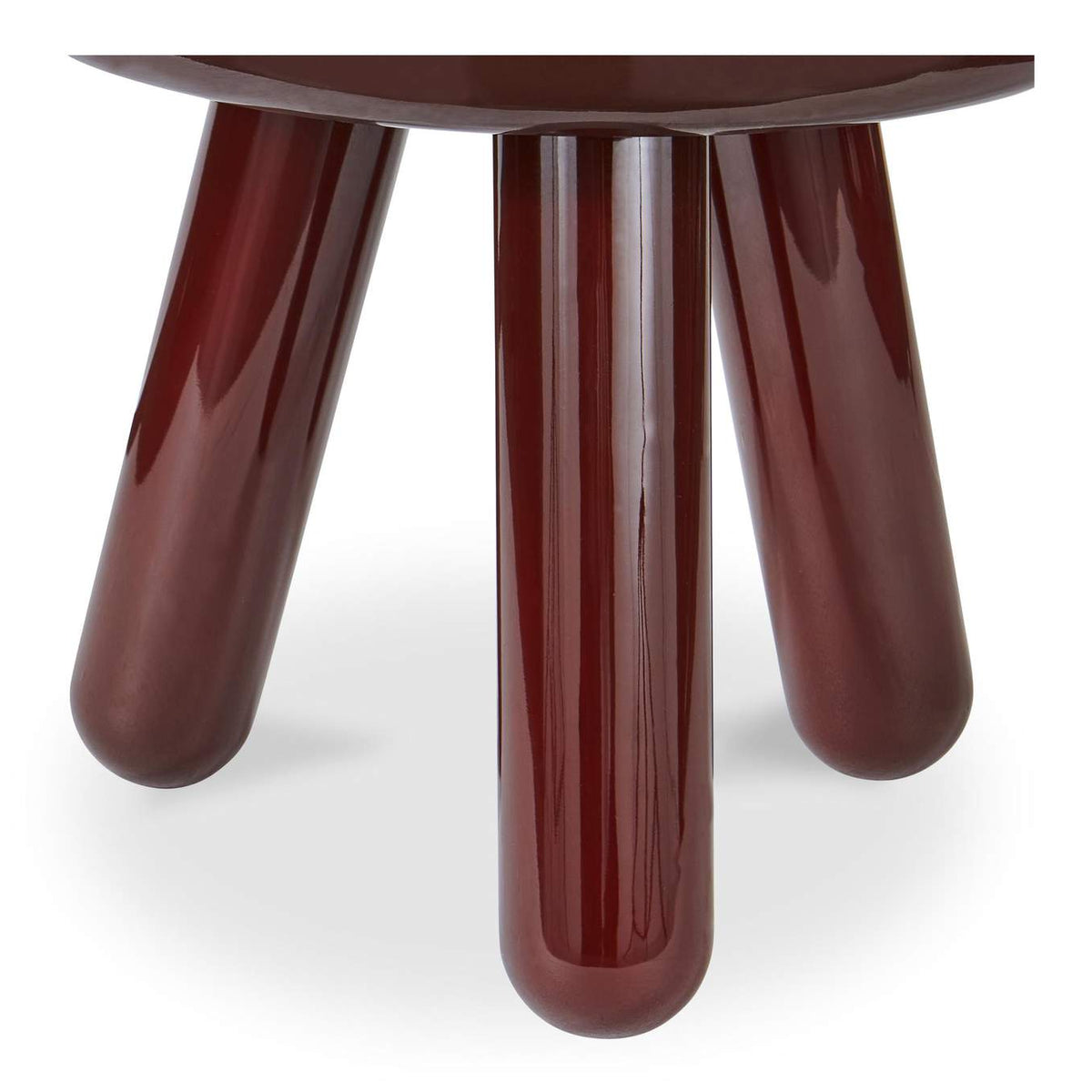 EW-1020-22 Joy Accent Table Deep Red Lacquer