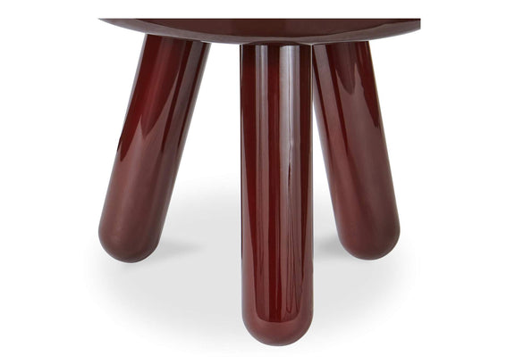 EW-1020-22 Joy Accent Table Deep Red Lacquer