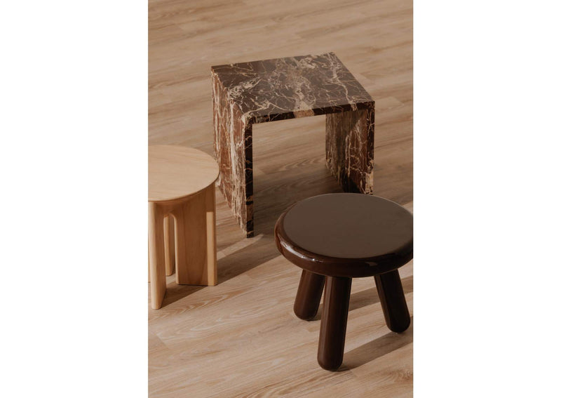 EW-1020-22 Joy Accent Table Deep Red Lacquer