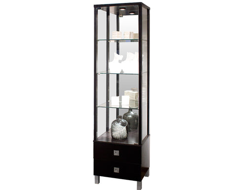 Elite Wenge Veneer 1 Door Curio