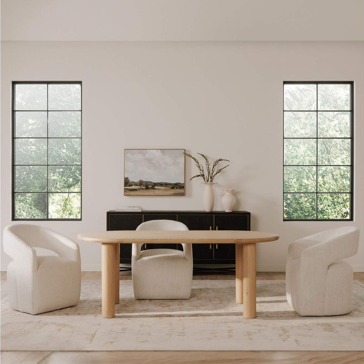 FC-1001-24-0 Milo Small Dining Table Oak