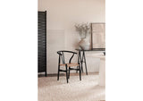 FG-1015-37 Ventana Dining Chair Black And Natural - Set Of Two