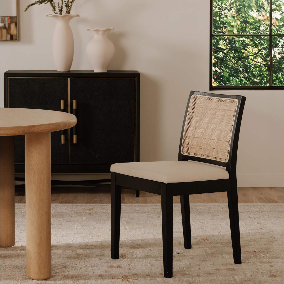 FG-1023-02 Orville Dining Chair Black - Set Of Two