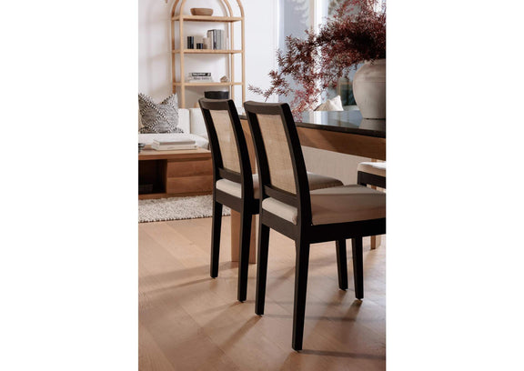 FG-1023-02 Orville Dining Chair Black - Set Of Two