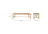 FG-1027-24 Hawthorn Small Bench Natural