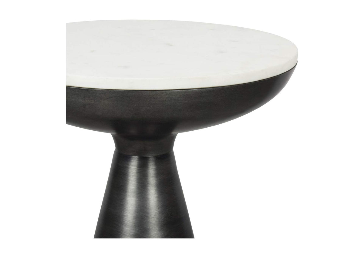 FI-1032-18 Font Side Table White Marble