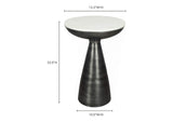 FI-1032-18 Font Side Table White Marble