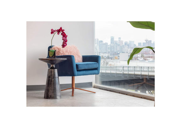 FI-1072-07 Sonja Accent Table Charcoal Grey