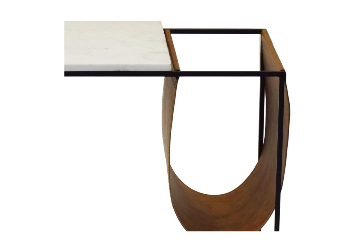 FI-1078-37 Cave Magazine Rack Brown