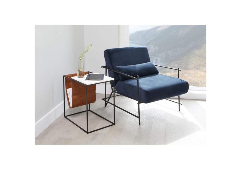 FI-1078-37 Cave Magazine Rack Brown