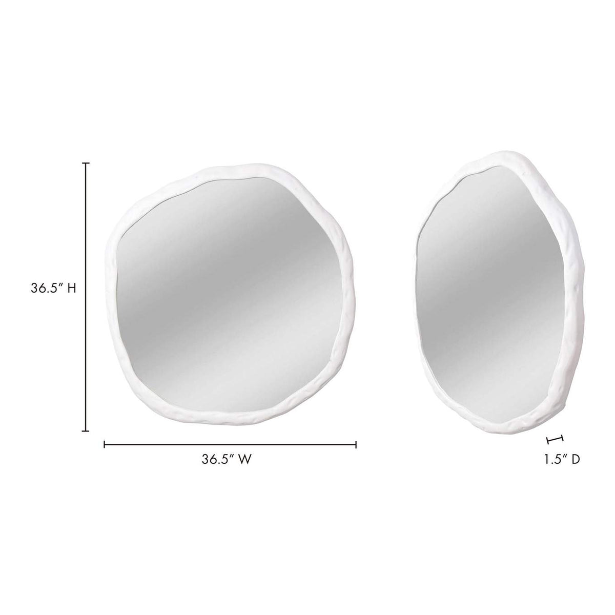 FI-1098-18 Foundry Large Mirror White