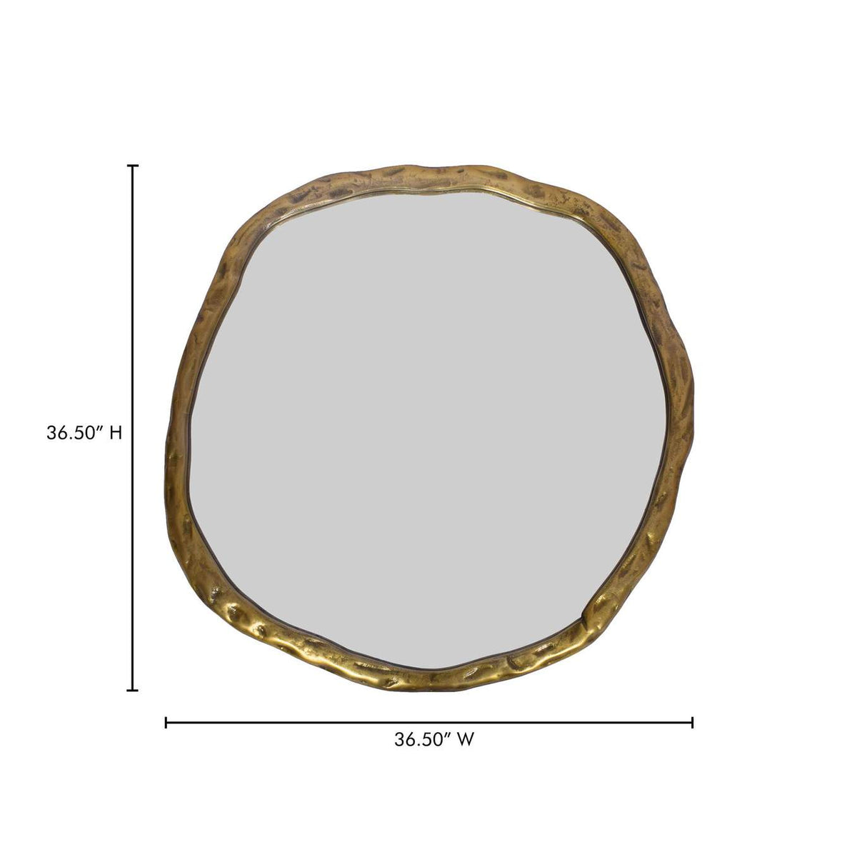 FI-1098-32 Foundry Large Mirror Gold