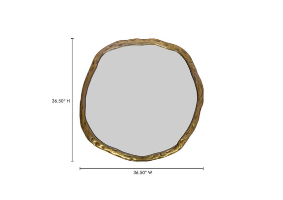 FI-1098-32 Foundry Large Mirror Gold
