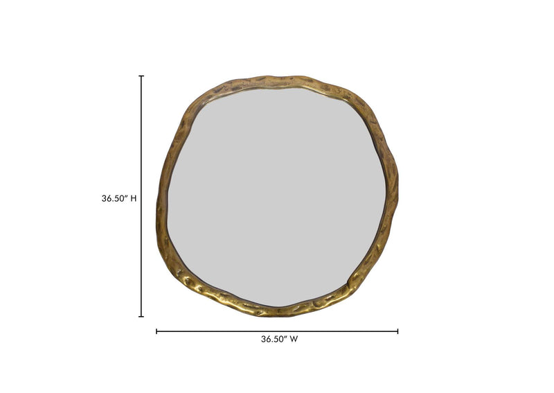 FI-1098-32 Foundry Large Mirror Gold
