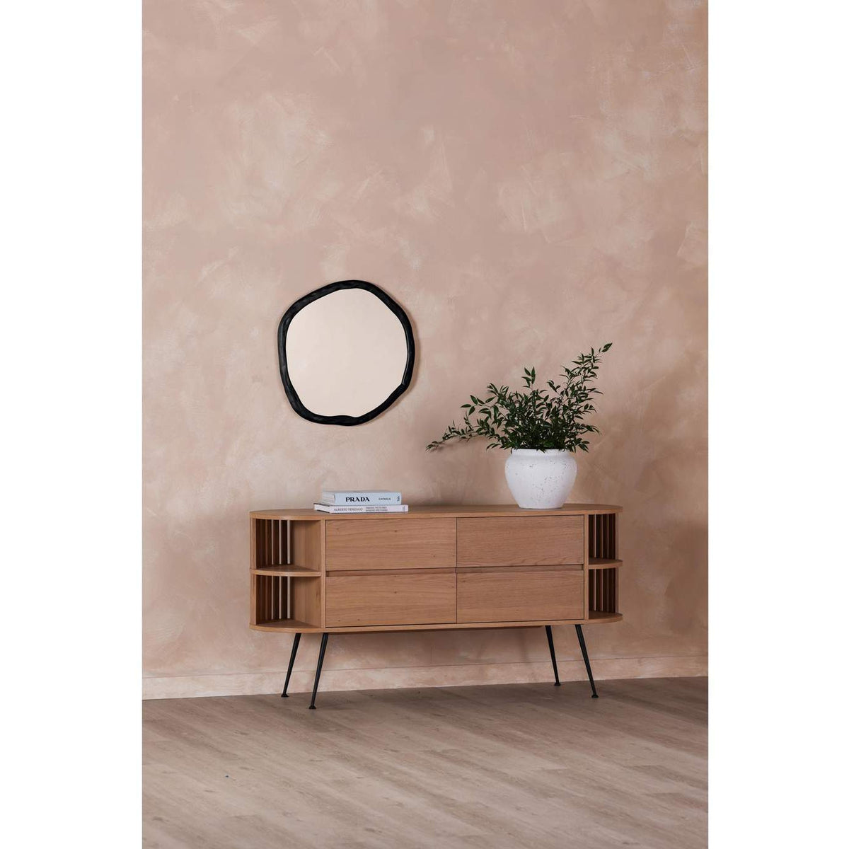 FI-1099-02 Foundry Small Mirror Black