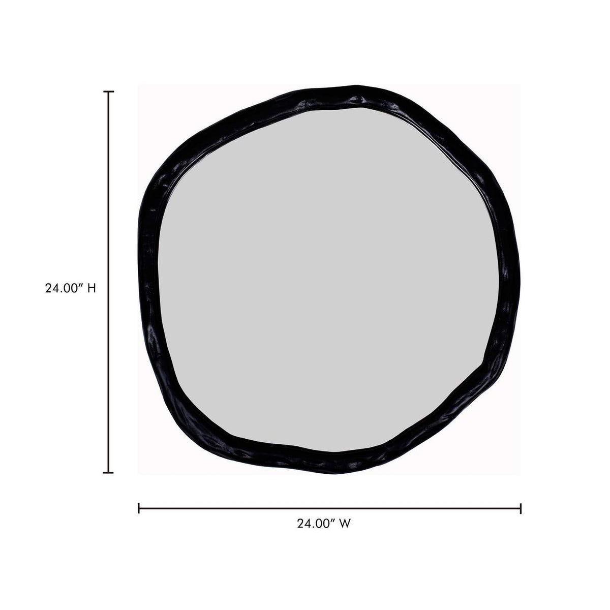 FI-1099-02 Foundry Small Mirror Black