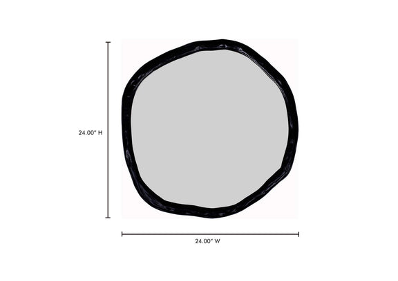 FI-1099-02 Foundry Small Mirror Black