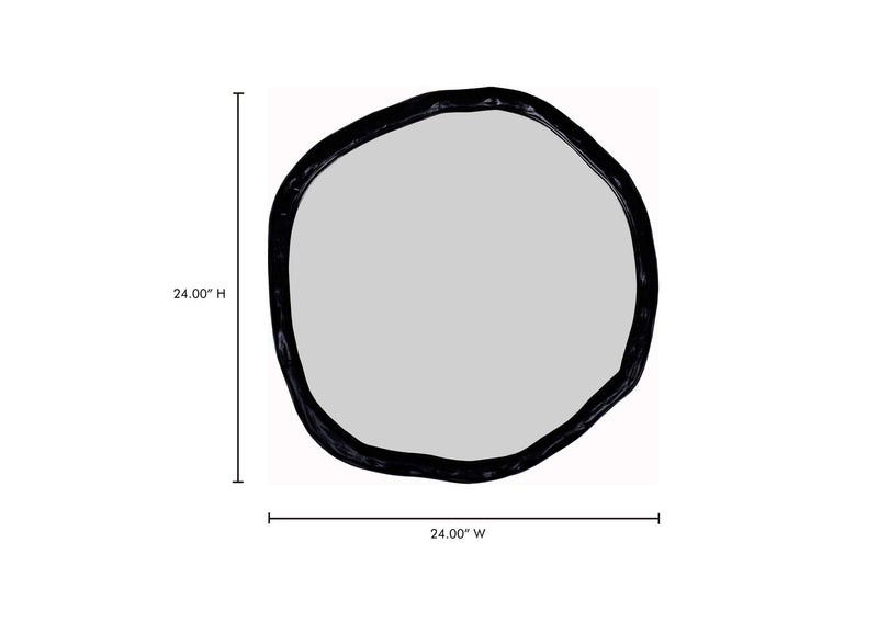 FI-1099-02 Foundry Small Mirror Black