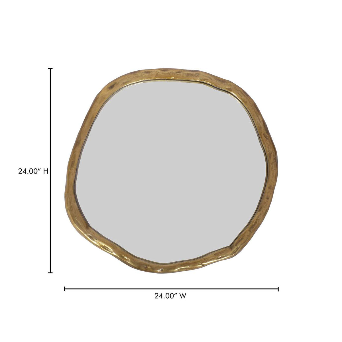 FI-1099-32 Foundry Small Mirror Gold