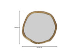 FI-1099-32 Foundry Small Mirror Gold