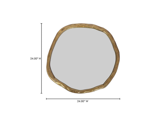 FI-1099-32 Foundry Small Mirror Gold