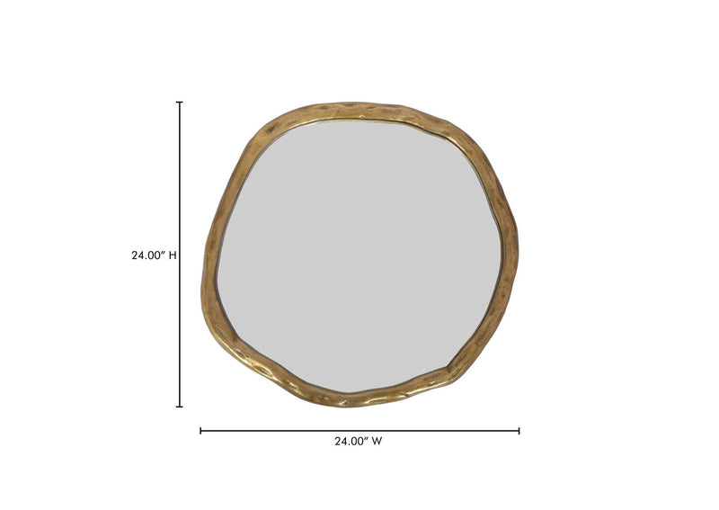 FI-1099-32 Foundry Small Mirror Gold