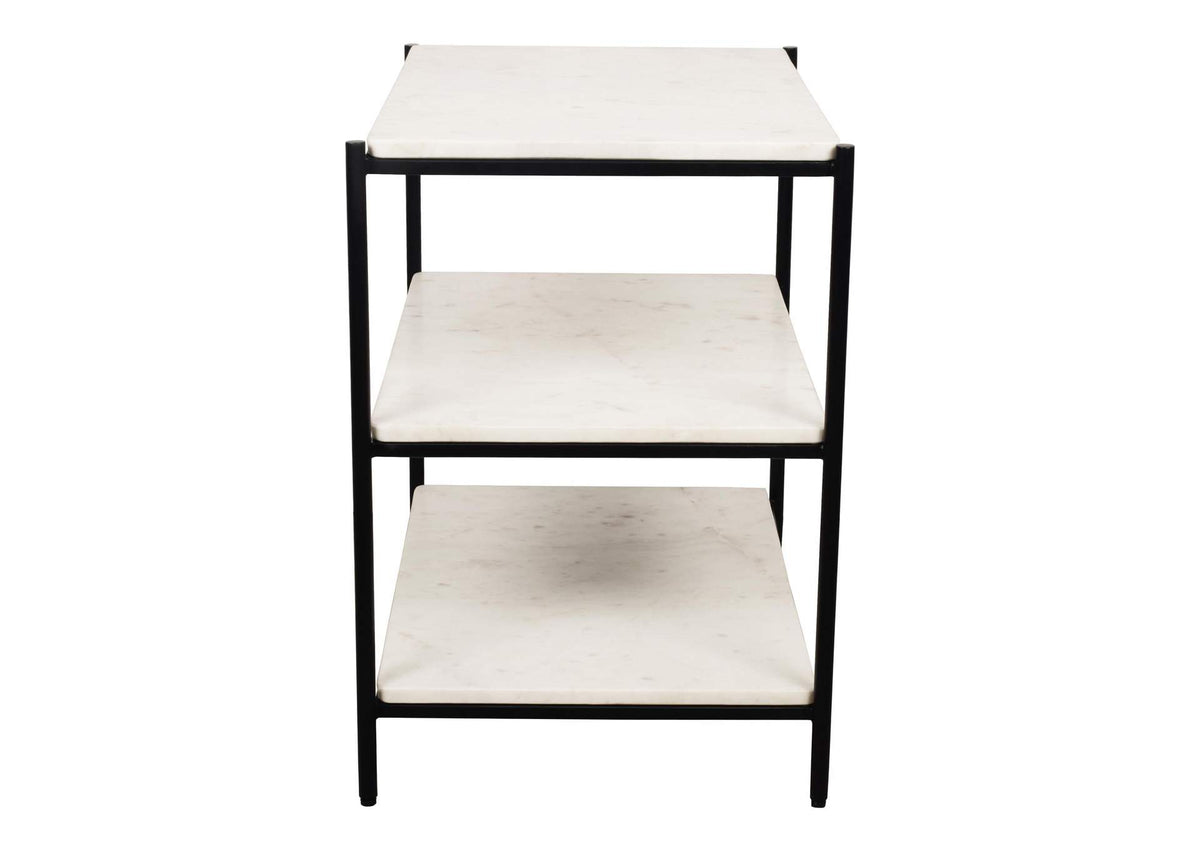 FI-1102-18 Trine Nightstand White Marble