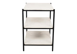 FI-1102-18 Trine Nightstand White Marble