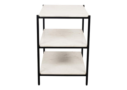 FI-1102-18 Trine Nightstand White Marble