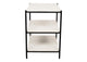 FI-1102-18 Trine Nightstand White Marble
