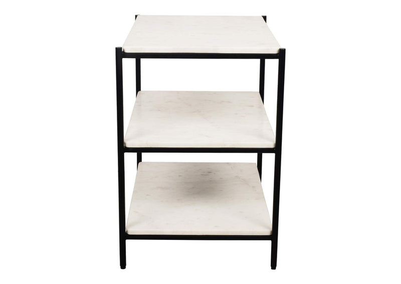 FI-1102-18 Trine Nightstand White Marble