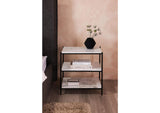 FI-1102-18 Trine Nightstand White Marble