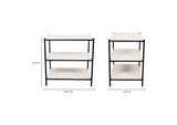 FI-1102-18 Trine Nightstand White Marble