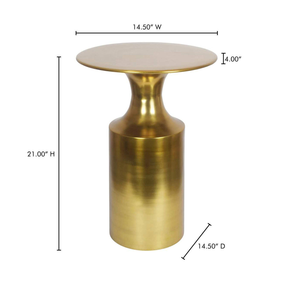 FI-1105-32 Rassa Accent Table Gold
