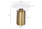 FI-1106-43 France Accent Table Gold