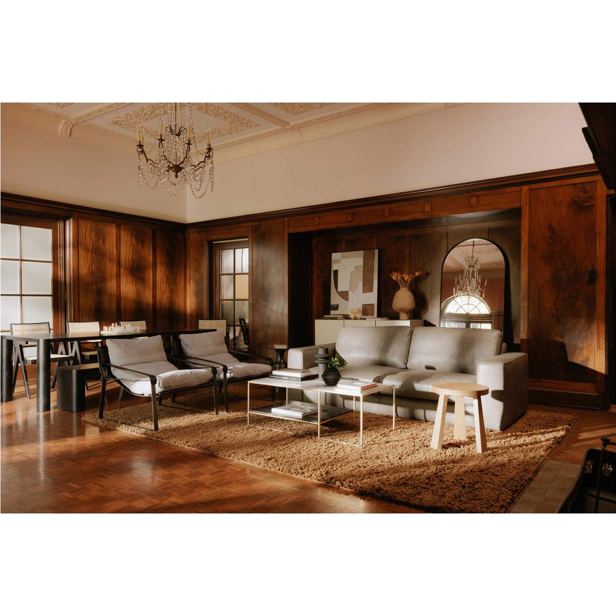 FI-1109-32-0 Mies Coffee Table Gold