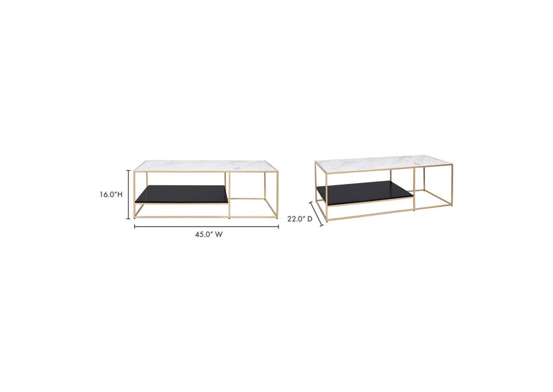 FI-1109-32-0 Mies Coffee Table Gold