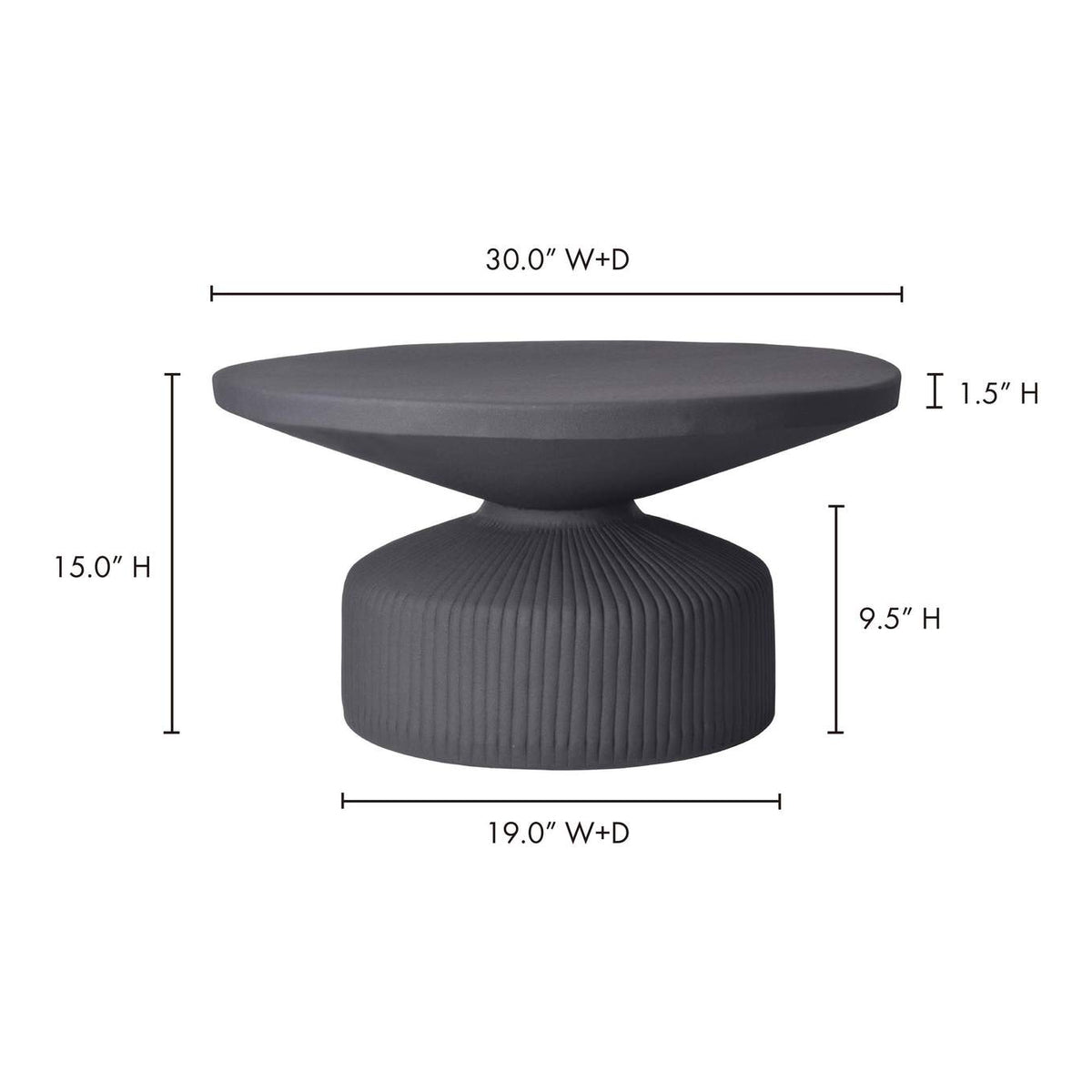 FI-1111-02 Yoli Coffee Table Black